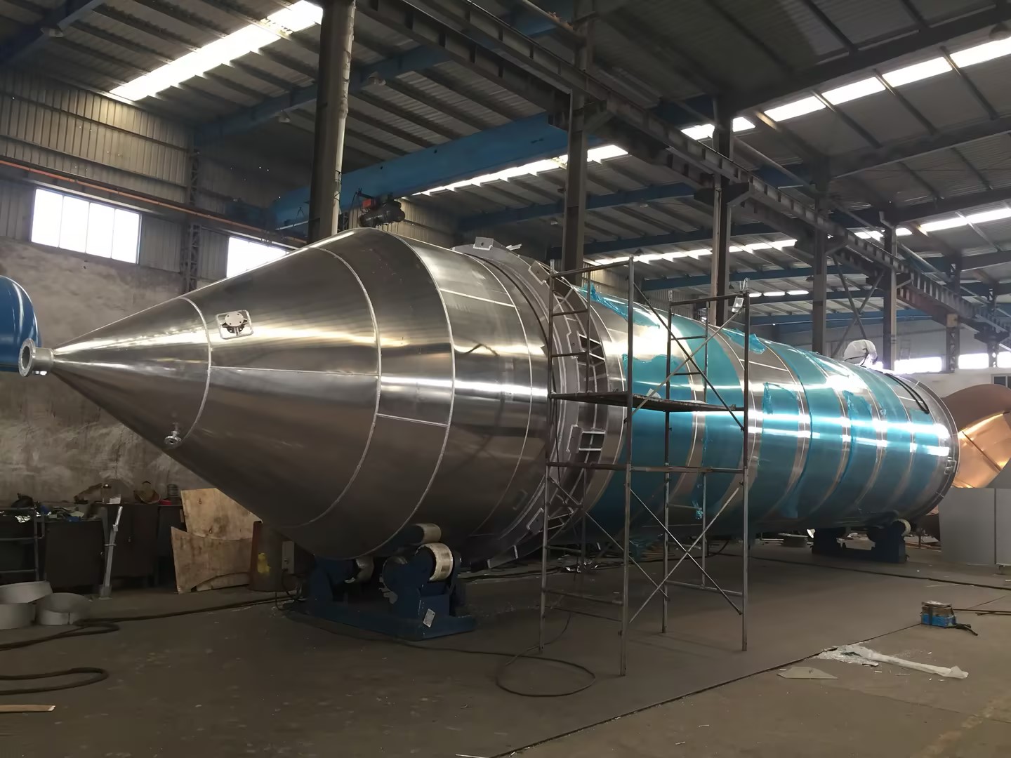 Aluminum PE Granular Storage Tank